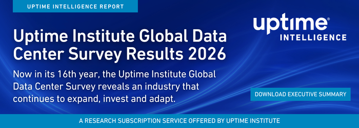 Uptime Institute Global Data Center Survey Results 2026
